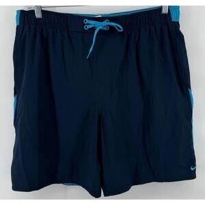 NIKE Men's 20" Contend 2.0 Shorts XXL 2XL NESS9427 Blue Water Repellent MSRP $52